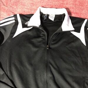 Adidas Womens full zip soccer jacket.  Size Large